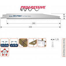 RECIPROZAAGBLAD RC240 / S2345X(VPE 5)