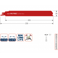 RECIPROZAAGBLAD RC680 / S1126BEF (VPE 5)