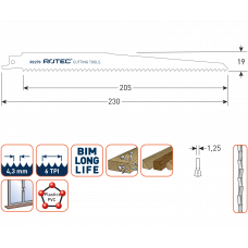 RECIPROZAAGBLAD RC270 / S1111DF (VPE 2)