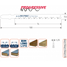 DECOUPEERZAAGBLAD DC370 / T144DF (VPE 5)