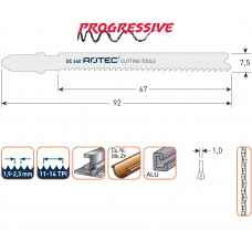 DECOUPEERZAAGBLAD DC640 / T118B (VPE 5)