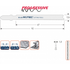 DECOUPEERZAAGBLAD DC620 / T118A (VPE 5)