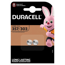 DURACELL 357/303 ZILVEROXIDE 1,5 VOLT - BP2