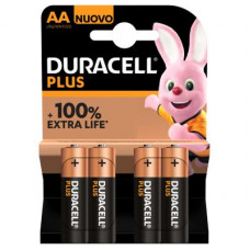 DURACELL ALKALINE PLUS AA 4ST.