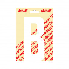 PLAKLETTER NOBEL 150MM WIT B