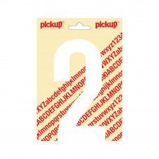 PLAKCIJFER NOBEL 150MM WIT 2