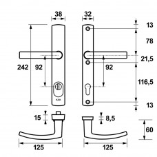 VH-BESLAG/SMAL KRUK/PC92/ALU-F1/BLISTER