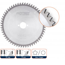 HM ZAAGBLAD VOOR NF-METALEN, ø160X2,2X20 Z=52 TF NEG